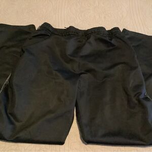 Game Time Black Athletic Shorts with Elastic Waistband L